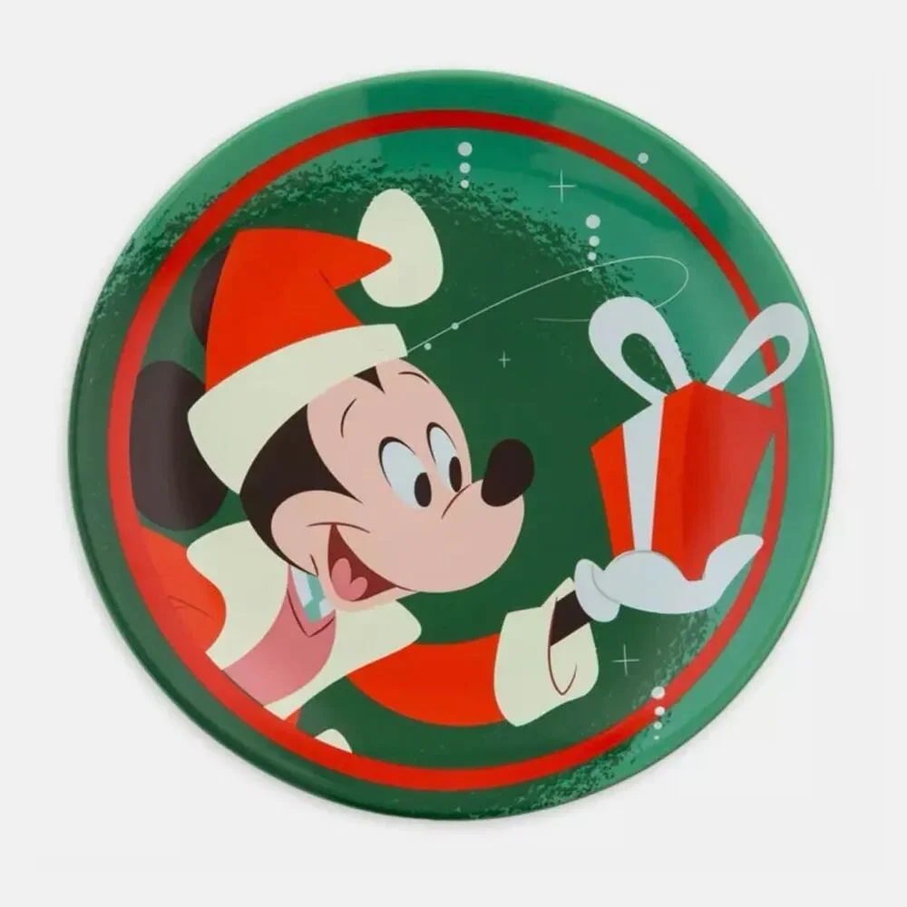 Mickey Mouse & Friends Holiday Plate 4-pc Set 2023 NEW Minnie Simba Dumbo Disney